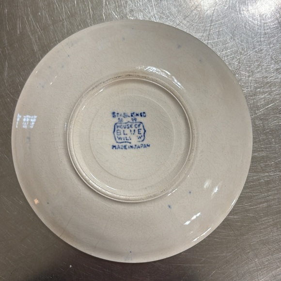House of Blue Willow tea cup saucer - Picture 2 of 5